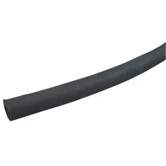 This bulk hydraulic hose features double wire-braid reinforcement for high-pressure fluid transfer. With a 1 1/2 in inside diameter and 2 1/32 in outside diameter, it is suitable for hydraulic systems in mining, construction, and industrial equipment. The hose meets MSHA standards and operates in temperatures from -70° to 212°F.