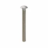 Carriage Bolt: Square Neck, 3/8"-16 Thread Size, 4 in lg, Stainless Steel, 316, Plain (MPN BULK-BOLT-5001)