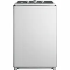 This MIDEA top load washing machine offers a 4.1 cu ft capacity for residential laundry tasks such as washing clothing, bedding, and towels. It is Energy Star Certified and operates on standard 120V household power.