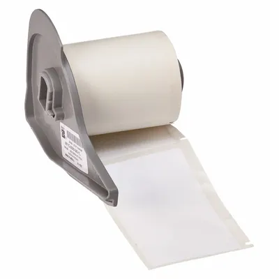 BRADY Pre-Cut Label Stock Roll: Tamper Indicating, 1 29/32 in x 3 in, 3 in x 1 29/32 in - Brady Destructible Tamper-Indicating Precut Label Rolls