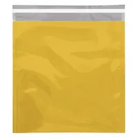 Metallic Glamour Mailer,10 3/4x13",Gld,Package Quantity 250: 10 3/4 in Usable Wd, 250 PK (MPN GFM1013GD)