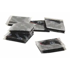 Pre-cut 2-inch square hook-and-loop fastener made of nylon in black. Suitable for temporary or semi-permanent fastening in industrial assembly, cable management, signage mounting, and panel attachment.