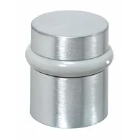 Door Stop: Floor - Mounted, 1 13/32 in Wd, 1 1/2 in Overall Ht, Chrome (MPN 446.26D)