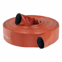 JAFRIB Fire Hose: Extruded Through-the-Weave, 3 in Hose Inside Dia, 100 ft Hose Lg, Red (MPN 50H3RR-100)