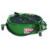 Antifreeze Fluid Handler: Steel, 15 gal Capacity, 30 in Overall Dia, 9 in Overall Ht, Green (MPN AH-15)