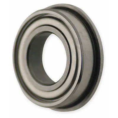 Dayton Flanged Radial Ball Bearing: 61800/6800, 10 mm Bore, 21 mm Flange Dia, Dbl Shield - General Purpose Flanged Ball Bearings
