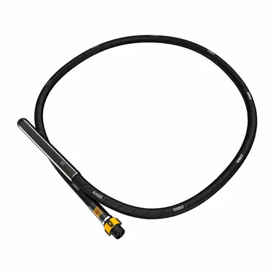 DEWALT Vibrator Head: DCPS310/DCPS320, 10 ft Overall Lg, 1 3/4 in Overall Wd, Quick-Connect - Replacement Shafts for Concrete Vibrators
