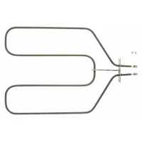 This GE broiler element provides top heat for broiling in compatible ovens. It is a replacement part for oven models requiring this specific element. Typical applications include residential and commercial ovens where overhead broiling is needed