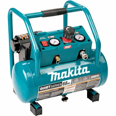 MAKITA Battery Powered Portable Air Compressor: Quiet, Oil-Less, 2 gal, Hot Dog - Battery Powered Portable Electric Air Compressors