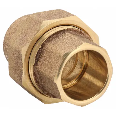 OEM Sweat Fitting Union: 1 in CTS x 1 in CTS - Cast Copper & Bronze Tube Fittings
