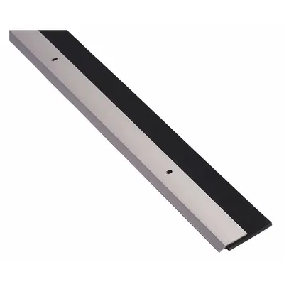 NATIONAL GUARD Door Sweep: Single Fin Insert, Aluminum, 84 in Lg, 2 7/16 in Wd - Door Sweeps