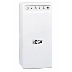 Single-phase line interactive UPS system with 330 VA power rating. Accepts 120 V AC input and provides 120 V output via a 5-15P plug. Suitable for protecting small electronics, network devices, and point-of-sale systems from power disturbances.