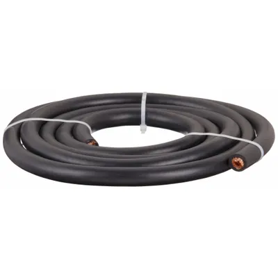WESTWARD Battery Jumper Cable: 4/0 ga, 120 in Cable Lg, Black - Cut to Length Jumper Cables