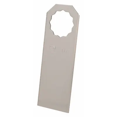 FEIN Oscillating Scraper Blade: Sealant Hook, 1 1/8 in Blade Wd, 2 in Blade Lg - Closed-Back Universal OIS Mounted Blades