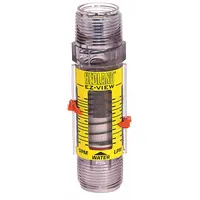 HEDLAND Mechanical Flowmeter: Flow Meter, Scale, Variable Area, Inline, Universal, Gallons/Liters (MPN H621-607-R)