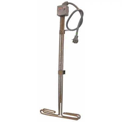 TEMPCO Sanitizing Sink/Tank Immersion Heater: 1 Phase, 120V AC, 1,440 W Watt - Suspended Immersion Heaters