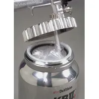 Spray gun cup liner kit includes 20 lids, 20 liners, and 3 cup O-rings. Designed for use with spray gun model KB-555. Used to line spray gun cups for clean paint changes and reduced cleanup