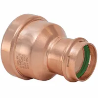 QUICKFITTING SUREPRESS Crimp Coupling: Straight, 2 1/2 in CTS x 1 1/2 in CTS size, Copper (MPN SPWRC75R)