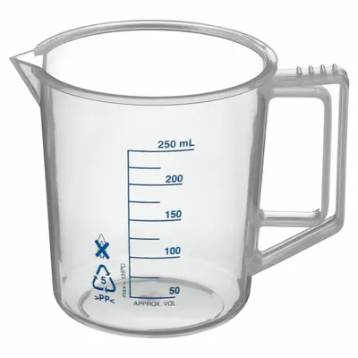 OEM Beaker: Low Form with Handle - Low Form Plastic Beakers With Handles