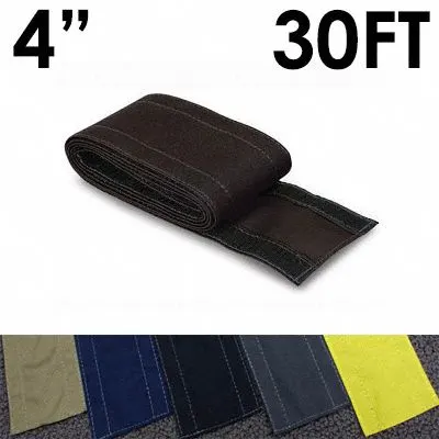 ELECTRIDUCT Cable protector: 4 in Overall Wd, 30 ft Lg, Nylon - Fabric Hook-and-Loop Cable Floor Covers