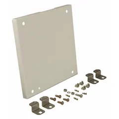 This WIEGMANN dead front panel is constructed from steel with a powder-coated finish. It measures 24 inches in height and 24 inches in width. Designed for interior mounting in electrical enclosures, it provides a surface for mounting components such as breakers and terminals while concealing live parts.