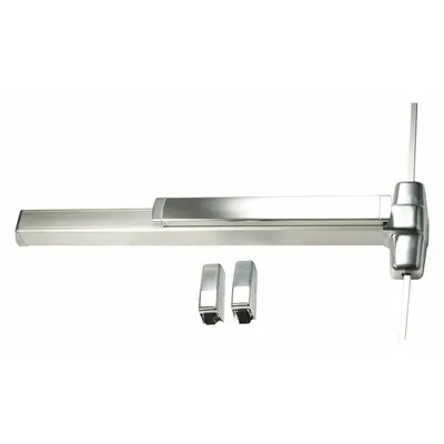 VON DUPRIN 9827NL-OP-F 3 US28 Surface Vertical Rod Push Bar - Surface Vertical Rod Push Bars