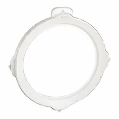 Genuine OEM washing machine tub ring designed to seal the tub and prevent water leaks during operation. Used in residential laundry appliance repairs.
