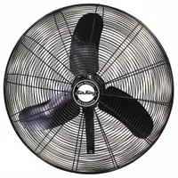 AIR KING Mounted Fan: 30 in Blade Dia, 120 V ac, 1/3 hp Motor HP, Wall Mount, Non-Oscillating (MPN 9070)