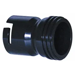 The 3M V-199 is a breathing tube adapter for the Versaflo Battery TR-800 Series powered air-purifying respirator (PAPR) system. It connects breathing tubes to the PAPR unit to facilitate airflow delivery. Typical applications include industrial environments where respiratory protection is required.
