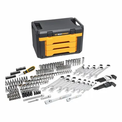 GEARWRENCH Mechanic Tool Set: 232 Total Pcs - Tool Sets with Tool Box