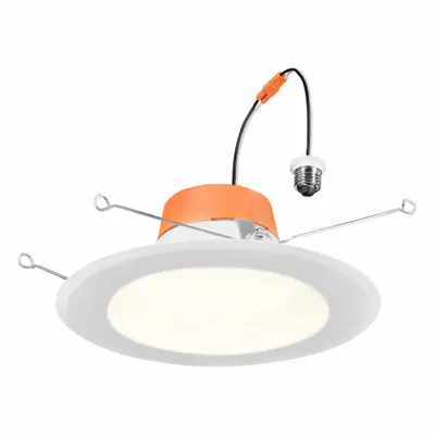 SYLVANIA Downlight: 5 in_6 in Dia, 1,200 lm, 2700K/3000K/3500K/4000K/5000K, 13 W - Universal Trim Modules