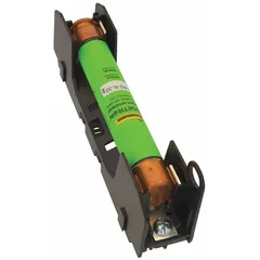 3-pole fuse block rated 600 V AC, designed for UL Class J fuses. Features pressure plate terminals and non-indicating construction. Used in industrial power distribution, motor control centers, and panel boards for overcurrent protection.