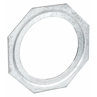 RACO Reducing Washer: 1 1/2 in x 1/2 in For Conduit Size, Steel, Silver - Reducing Washers