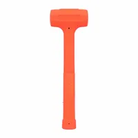 Dead Blow Hammer: Steel Handle, 10 oz Head Wt, 1 1/4 in Hammer Face Dia, 10 in Overall Lg (MPN 57-530A)