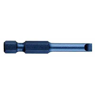 WESTWARD Power Bit: Power Bit, Slotted Head, Imperial, 8F-10R Bit Industry Size - Impact Bits