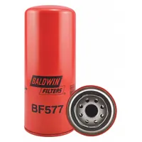 BALDWIN FILTERS Fuel Filter: Spin-On, 3 11/16 in Outside Dia, 1"-14 Thread Size, Cellulose, BF577