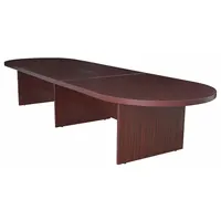 REGENCY Conference Table: Racetrack Oval, Laminate, Mahogany, 168 in Overall Lg, 52 in Overall Wd (MPN LCTRT16852MH)