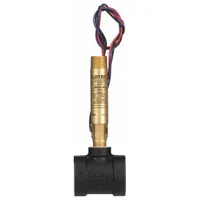 DWYER Liquid Flow Switch: Paddle, 1/2 in/1/4 in/2 in/3/8 in For Pipe Size, Brass, 1 1/4 in NPT, NPT (MPN V6EPB-B-S-4-MI)