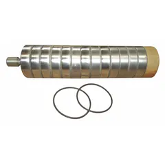 This impeller cartridge assembly features 13 stages for multi-stage pressure boosting in industrial fluid systems. It is designed for use in circulating and boosting pump applications such as water treatment, HVAC, and process fluid handling.