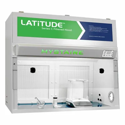 MYSTAIRE Filtered Hood: Latitude Series C, 48 in Overall Wd, 41 in Overall Ht - Light Duty Ductless Fume Hoods & Enclosures