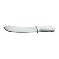 DEXTER RUSSELL Butcher/Skinning Knife: Honed, 17 in Overall Lg, Steel Blade, White Handle, White (MPN 04113)