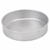 CHICAGO METALLIC Round Cake Pan: Round Cake Pan Pan, Aluminized Steel, Uncoated, 6 in Overall Dia (MPN 46020)