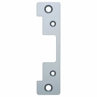 HES Faceplate Kit: 1 1/4 in Wd, 4 7/8 in Ht - Electric Strike Faceplates