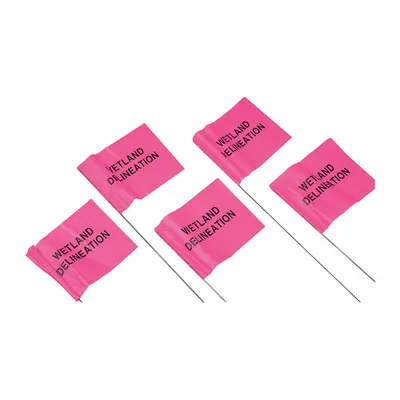 PRESCO PRODUCTS Printed Message Marking Flag - Printed Message Marking Flags