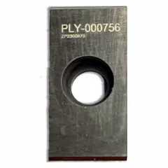 Carbide chamfer insert for edge preparation on BM25 tooling. Used in metalworking and machining to create chamfered edges on workpieces, reducing burr formation. The carbide material provides hardness and wear resistance for consistent cutting performance.