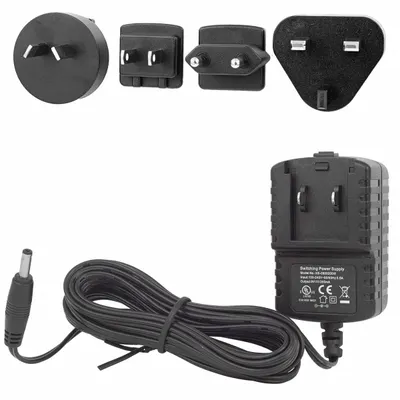 CONTROL COMPANY AC Adaptor with 4 Interchangeable Plugs - Power Supplies, Power Cables & PoE (Power Over Ethernet) Components