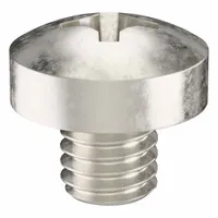 Machine Screw: M3x0.50 Thread Size, 3 mm Lg, 316, Stainless Steel, Plain, Pan, Phillips, 100 PK (MPN ZSCRW-716)