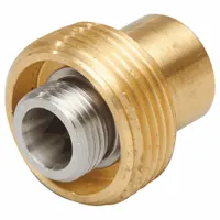 IFM Threaded Adapter for Pressure Sensors: Max 100 bar, 1 in NPT, M18x1.5, With Nitrile O-Ring (MPN U40080)