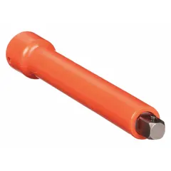 This 3/8" drive impact socket extension has a 3/8" input and output drive size with a 6" overall length. The urethane-covered design provides protection for the socket and fastener. It is used with impact wrenches to extend reach in tight spaces for tasks such as automotive repair and equipment maintenance.
