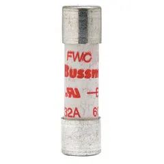 Fast-acting cylindrical fuse from the FWC series, rated 6 A with 600 V AC and 700 V DC voltage ratings. Non-indicating design for overcurrent protection in AC/DC circuits. Suitable for use in industrial equipment requiring semiconductor protection.